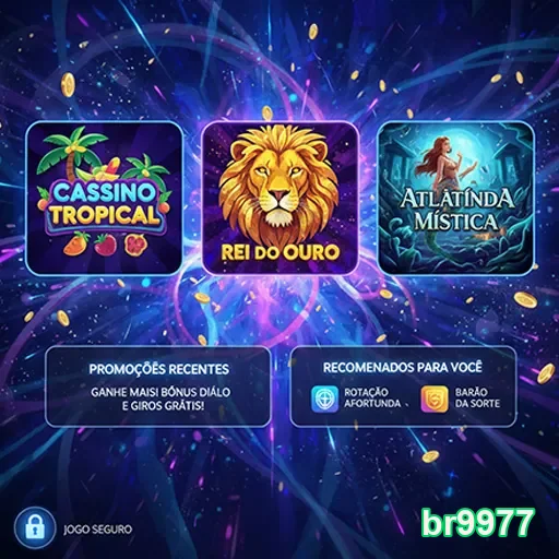 Cassino Tropical Rei do Ouro, Atlântida Mística, no site br9977.